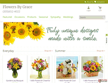 Tablet Screenshot of flowersbygracemiami.com